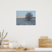 日の出の冬樹 ポスター (キッチン)