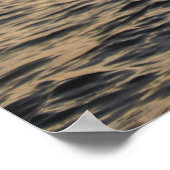 日の出の前の若いアスリートトライアスロン ポスター (角)