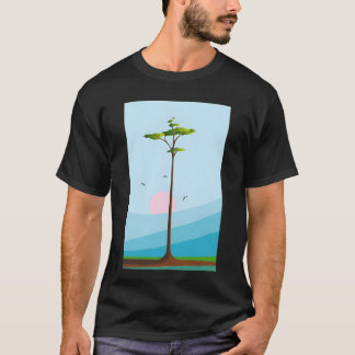 日の出の友達 Tシャツ