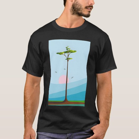 日の出の友達 Tシャツ (正面)