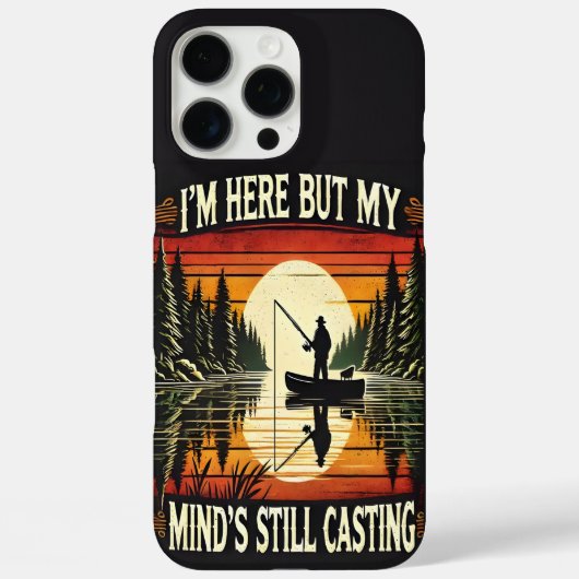 日の出の反射とロッド Case-Mate iPhoneケース (裏面)