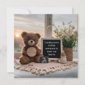 日の出の妊娠の発表に座る シーズンカード (正面)