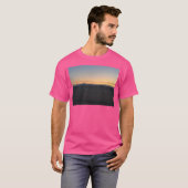 日の出の山の上でアクティブ Tシャツ (正面フル)
