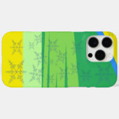 日の出の山の青い雪片 Case-Mate iPhoneケース (裏面 (横))