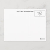 日の出の教会：アゾレス諸島ポスのアングラドヘロイズモ ポストカード (裏面)