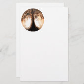 日の出の文房具で暮らす木 便箋 (正面/裏面)