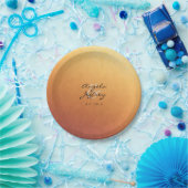 日の出の日没グラデーシグラデーションョン ペーパープレート (パーティー)