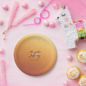 日の出の日没グラデーシグラデーションョン ペーパープレート (パーティー)