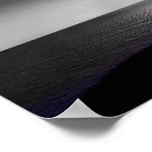 日の出の日没：カラスプラッシュ ポスター (角)