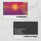 日の出の日没 名刺 (正面/裏面)