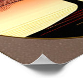 日の出の木の生活のポスター ポスター (角)