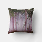 日の出の松の間の霧エバーグレーズ クッション (裏面)