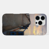 日の出の桟橋 iPhoneケース (裏面横)