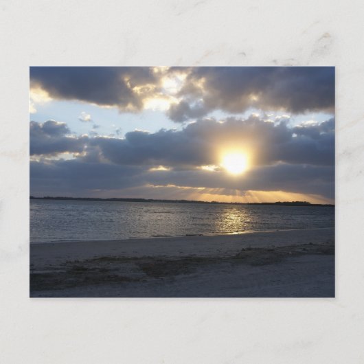 日の出の水上はがき ポストカード (正面)