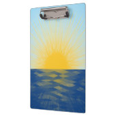 日の出の海の新しい開始 クリップボード (左)