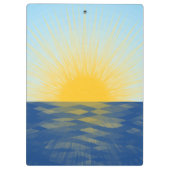 日の出の海の新しい開始 クリップボード (裏面)