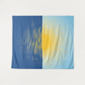 日の出の海の新しい開始 タペストリー (正面(横))