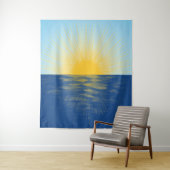 日の出の海の新しい開始 タペストリー (インサイチュ)