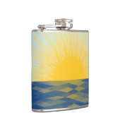 日の出の海の新しい開始 フラスク (右)