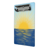 日の出の海の新しい開始 ミニクリップボード (アングル2)