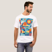 日の出の海の波 Tシャツ (正面フル)