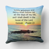 日の出の海23rd詩篇の写真 クッション (裏面)