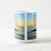 日の出の海23rd詩篇の写真 コーヒーマグカップ (中央)