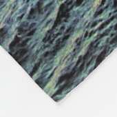 日の出の海23rd詩篇の写真 フリースブランケット (角)