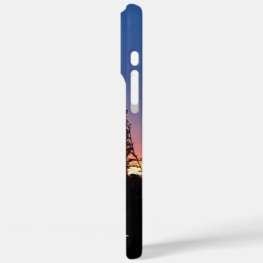 日の出の温暖化の地平線上の写真 Case-Mate iPhoneケース (裏面 / 左)