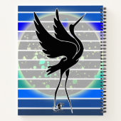 日の出の湖で作られた思い出サンセットバード ノートブック (裏面)