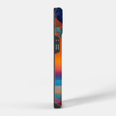 日の出の湖で花の木 iPhoneケース (右側面)
