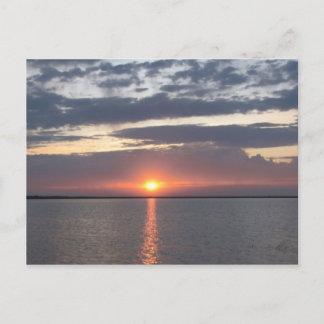日の出の湖 ポストカード