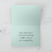 日の出の湿原にある海岸の別荘 サンキューカード (内部)