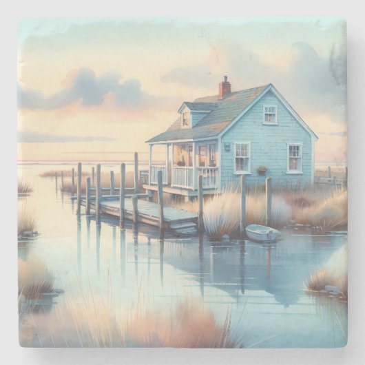 日の出の湿原にある海岸の別荘 ストーンコースター (正面)