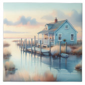 日の出の湿原にある海岸の別荘 タイル (正面)