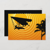 日の出の滑つるり 招待状 (正面/裏面)