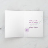 日の出の白熱の古いヨーロッパの家 カード (内部)