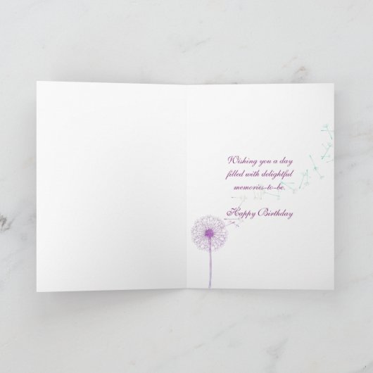 日の出の白熱の古いヨーロッパの家 カード (内部)