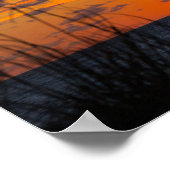 日の出の直前、フロリダ州フォートピアース ポスター (角)