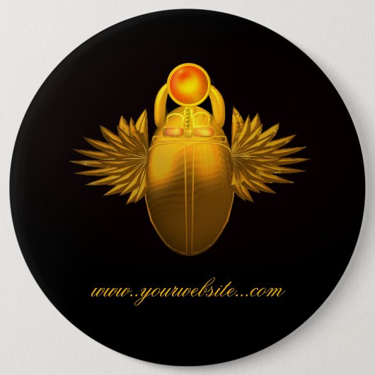 日の出の神ヘルピ 缶バッジ (正面)