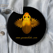 日の出の神ヘルピ 缶バッジ (インサイチュ)