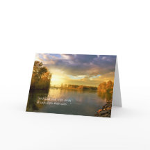 日の出の秋湖の同情カード