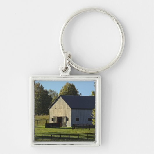 日の出の純血種の馬の農場の納屋、 キーホルダー (正面)