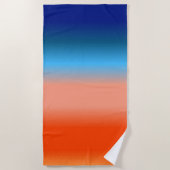 日の出の色 ビーチタオル (正面)