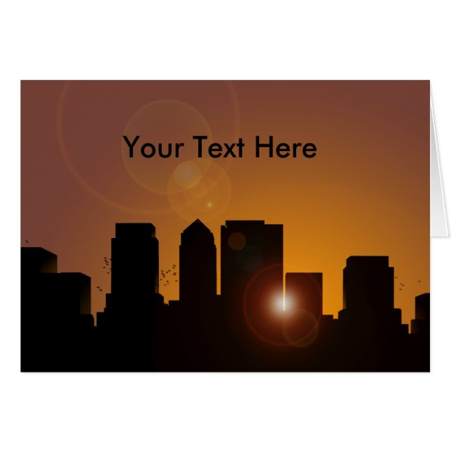 日の出の街並み (正面横)