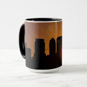 日の出の街並み マグカップ (正面左)