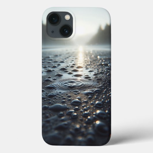 日の出の輝く雨滴 モバイルケース - Moody Mo Case-Mate iPhoneケース (裏面)