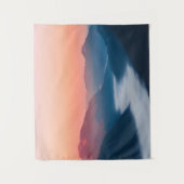 日の出の霧の川ソチャ タペストリー (正面)