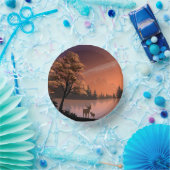 日の出の風景と湖とデール–51207 ペーパーボウル (パーティー)