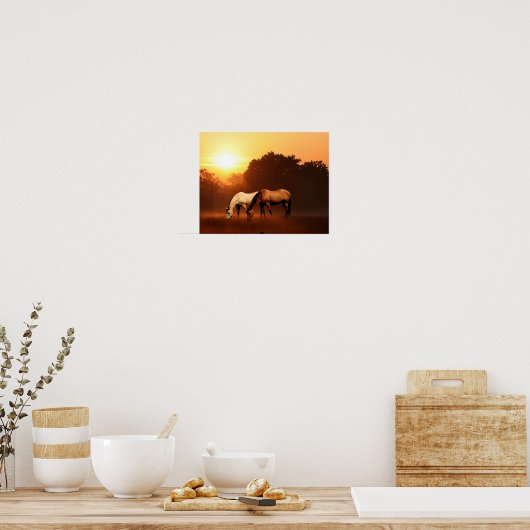 日の出の馬 ポスター (キッチン)